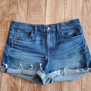 Madewell High Rise Denim Shorts